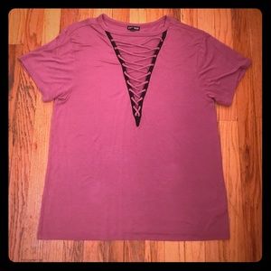 Express Lace Up Shirt